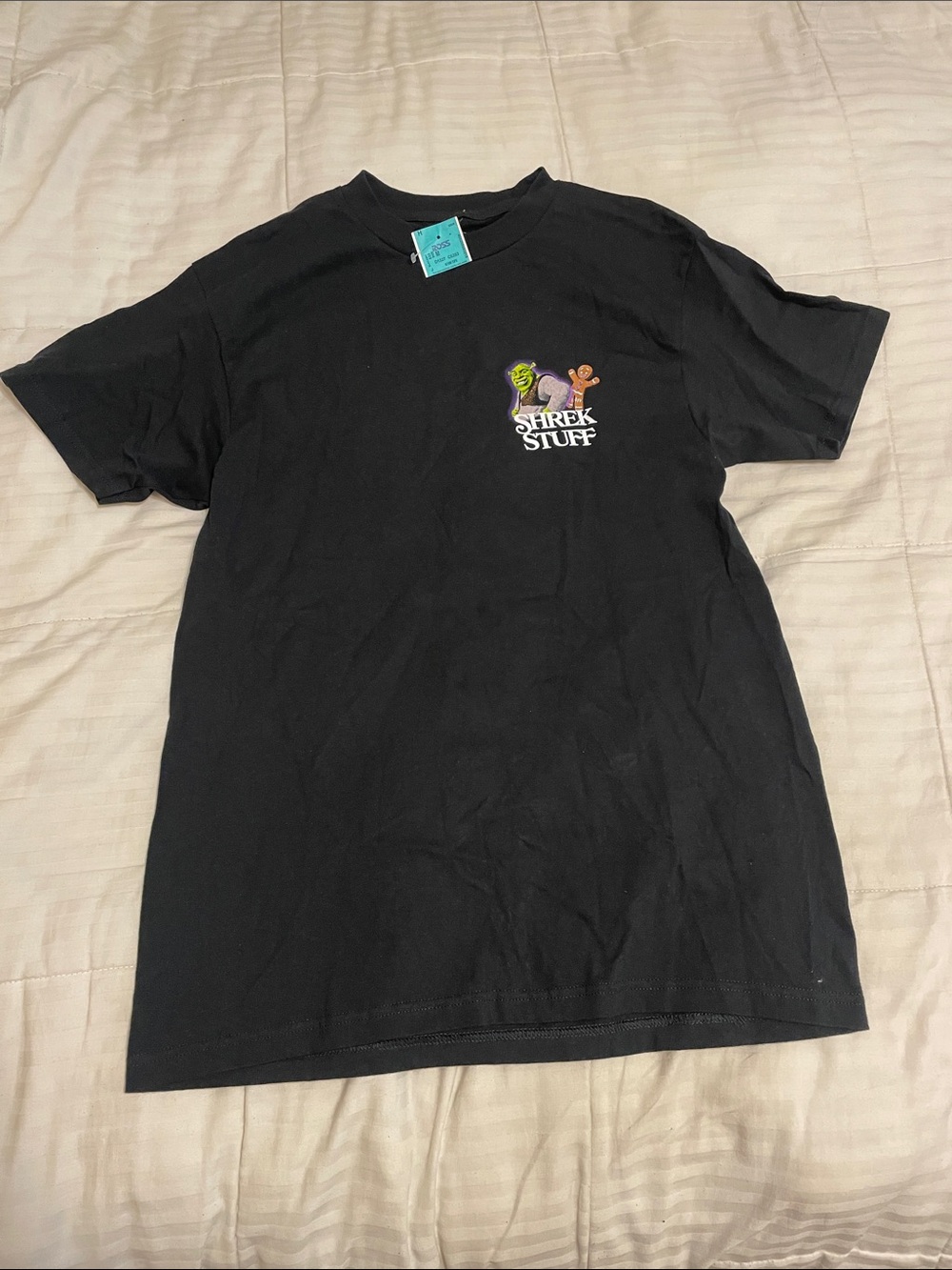 Black Graphic Short Sleeve Tee - Men
